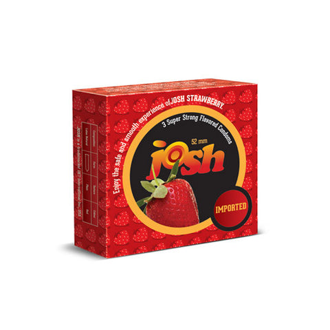 Buy Josh Strawberry Condom, Strawberry Flavored Condom In Pakistan